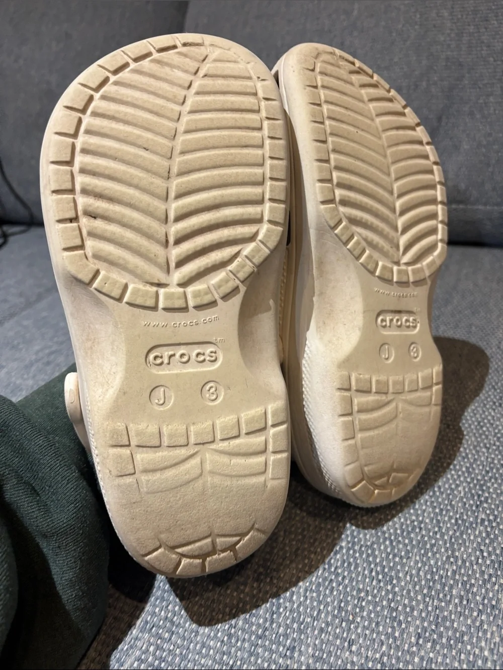 White crocs! Youth 3